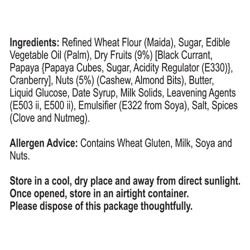 UNIBIC Fruit & Nut Tiffin Pack (810g, Pack of 12)