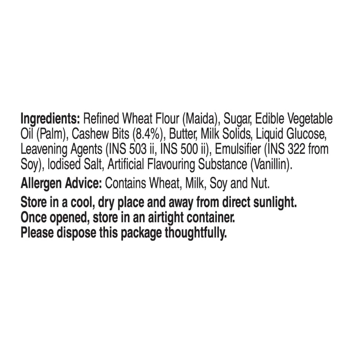 UNIBIC Cashew Cookies Tiffin Pack (810g, Pack of 12)