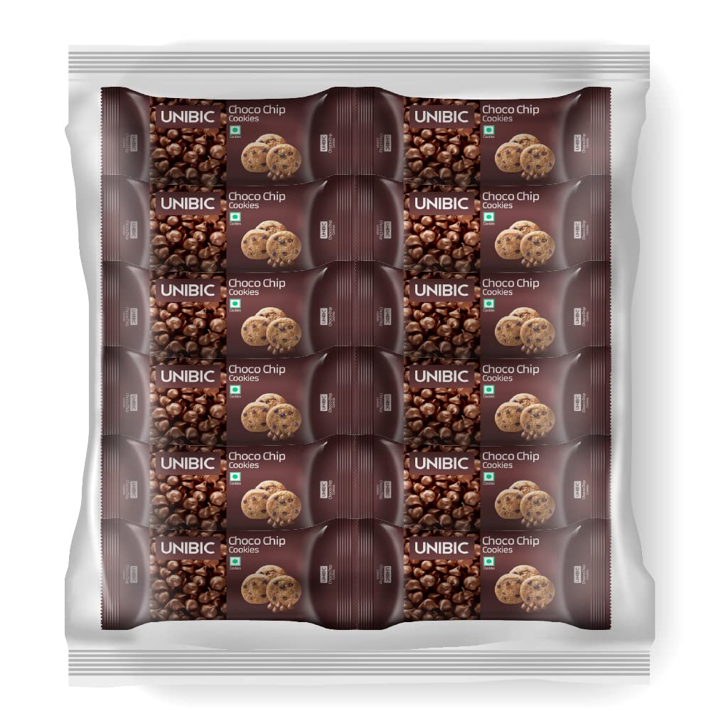 UNIBIC Choco Chip Tiffin Pack (810 g, Pack of 12)