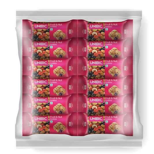 UNIBIC Fruit & Nut Tiffin Pack (810g, Pack of 12)