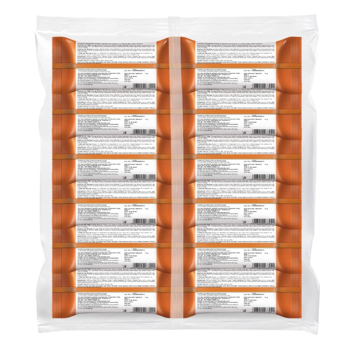 UNIBIC Cashew Cookies Tiffin Pack (810g, Pack of 12)