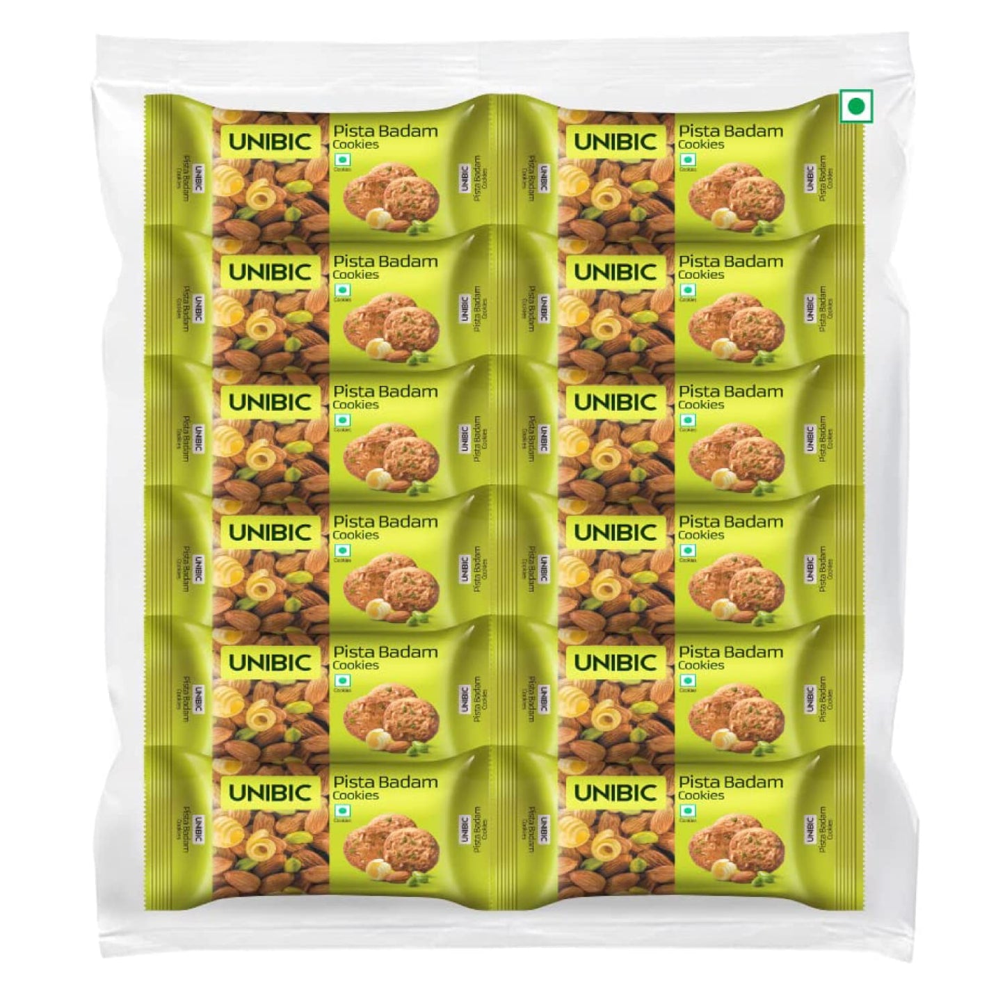 UNIBIC Pista Badam Tiffin Pack (810g, Pack of 12)