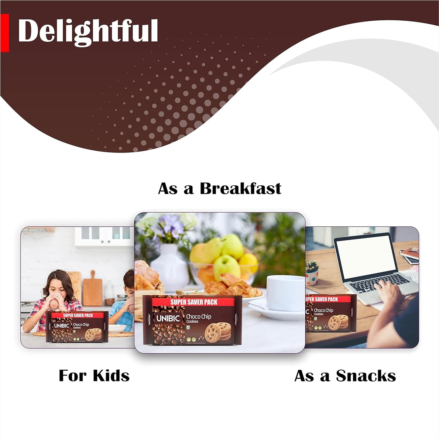 Unibic Choco Chip Cookies, 450g