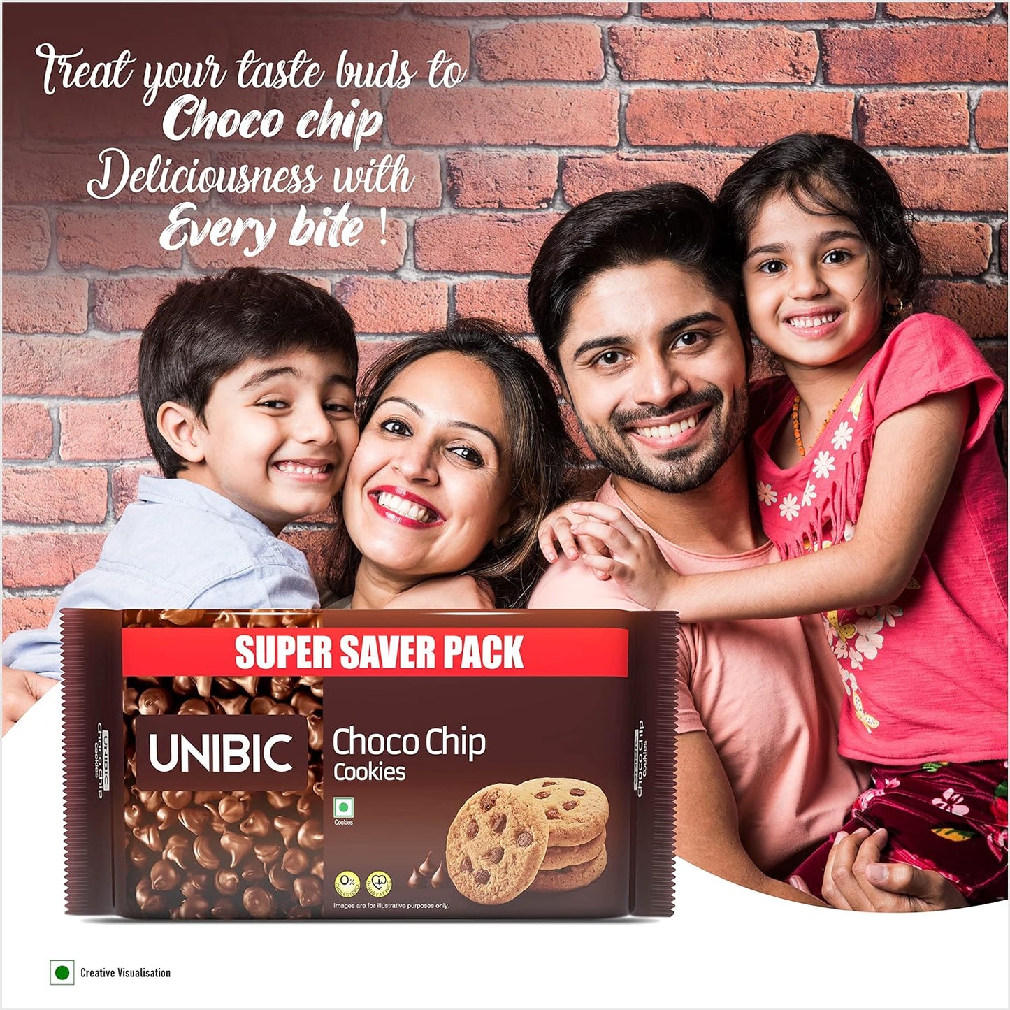 Unibic Choco Chip Cookies, 450g