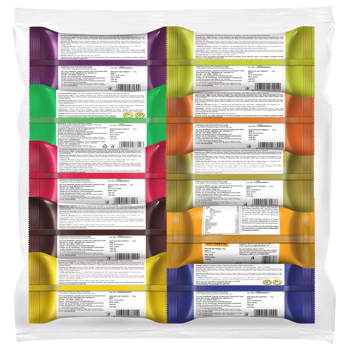 Assorted Cookies 675 g (Pack of 10)