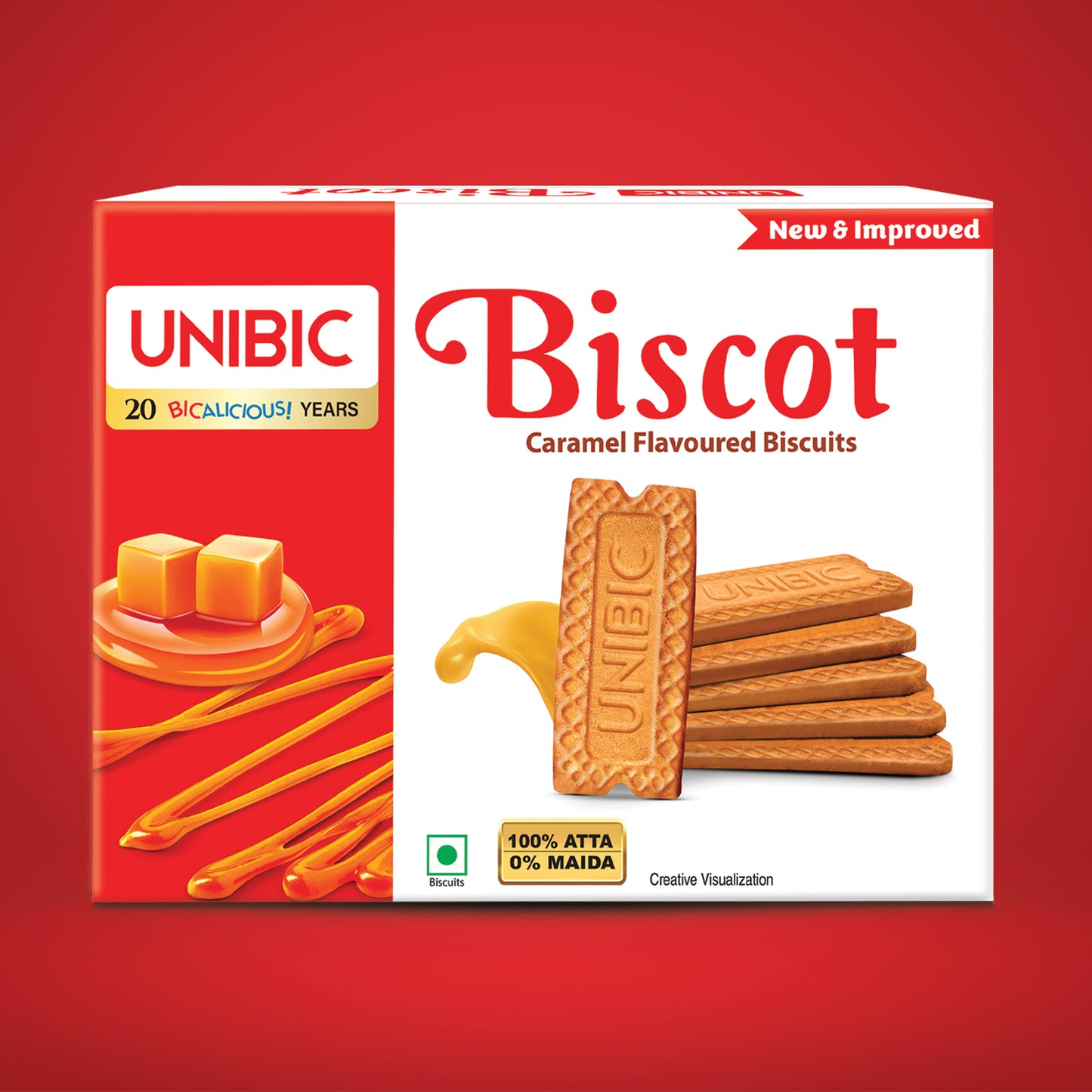 Unibic Biscot - Caramel and Cinnamon Flavor, 250g