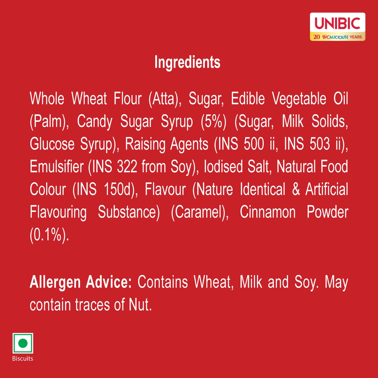Unibic Biscot - Caramel and Cinnamon Flavor, 250g
