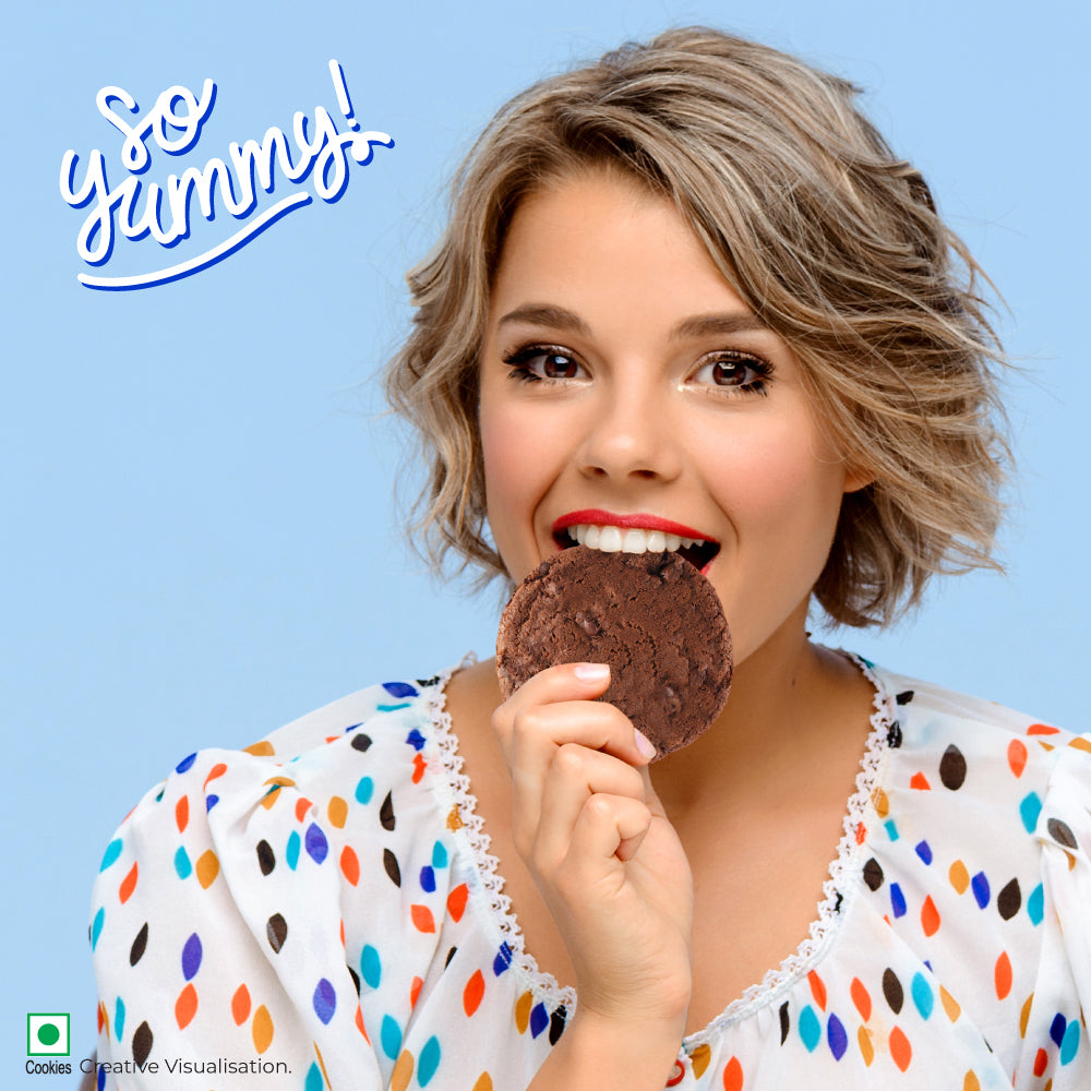The Cookie Factorie - Choco Brownie Cookies 300 gm, Pk of 6
