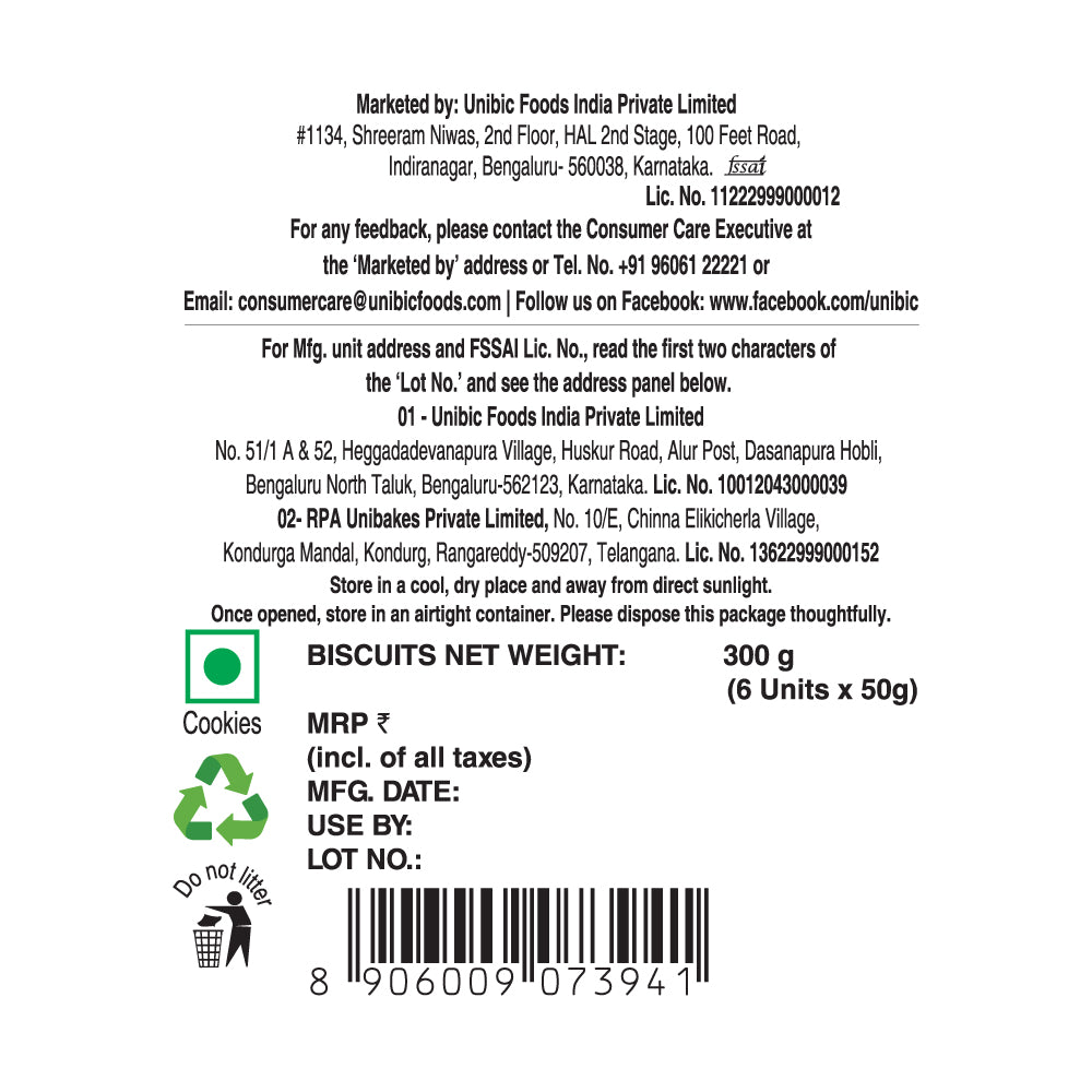 The Cookie Factorie - Choco Brownie Cookies 300 gm, Pk of 6