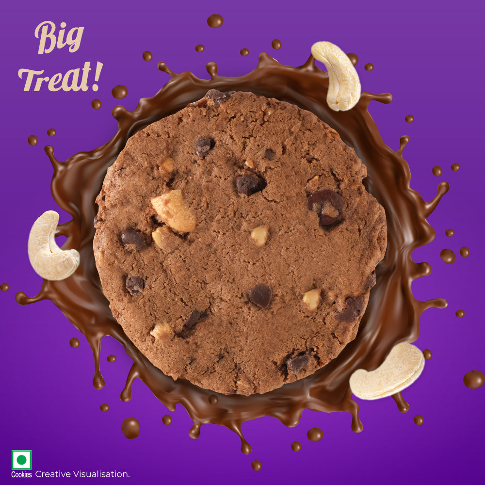 The Cookie Factorie - Choco Nut Cookies 300 gm, Pk of 6