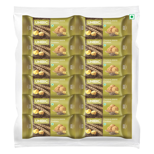 UNIBIC Doosra Jeera Cookies Tiffin Pack (810, pack of 12)