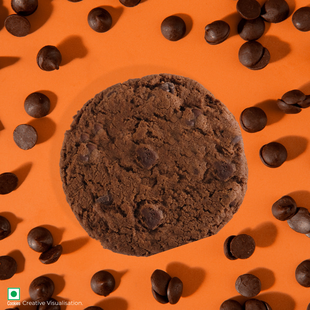 The Cookie Factorie - Double Choco Chip Cookies 300 gm, Pk of 6