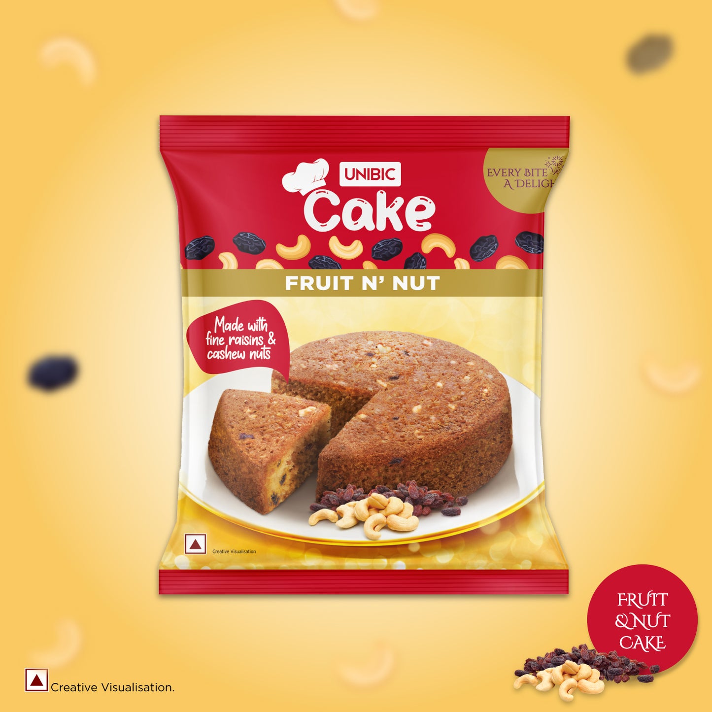 unibic fruit and nut cake