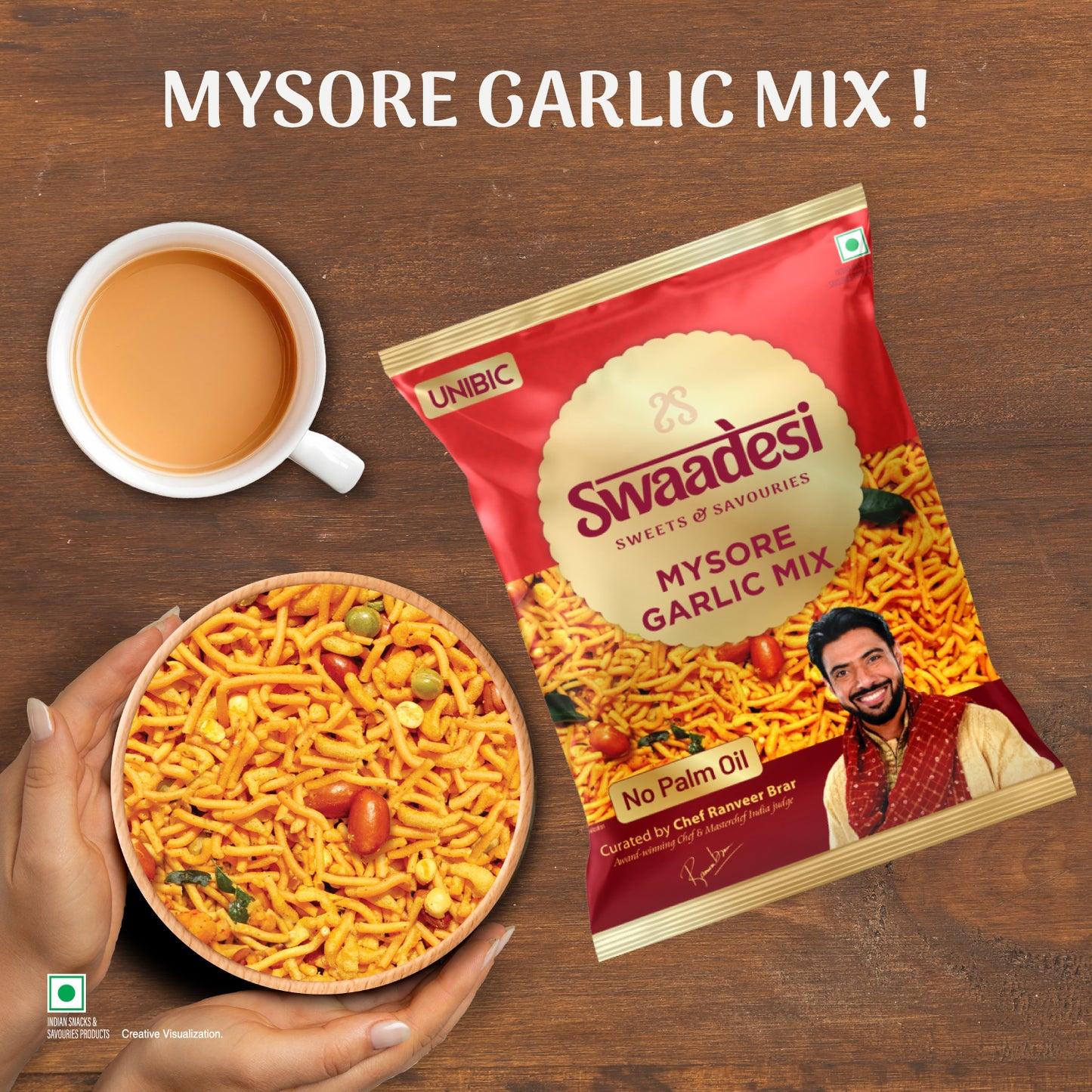 Mysore Garlic Mix with No Palm Oil 165 grams