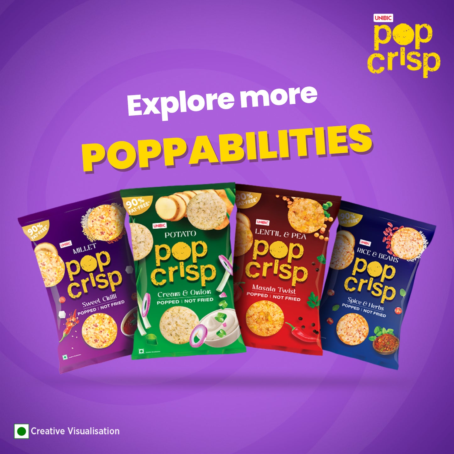 Unibic Millet Pop Crisp Sweet Chilli 40g