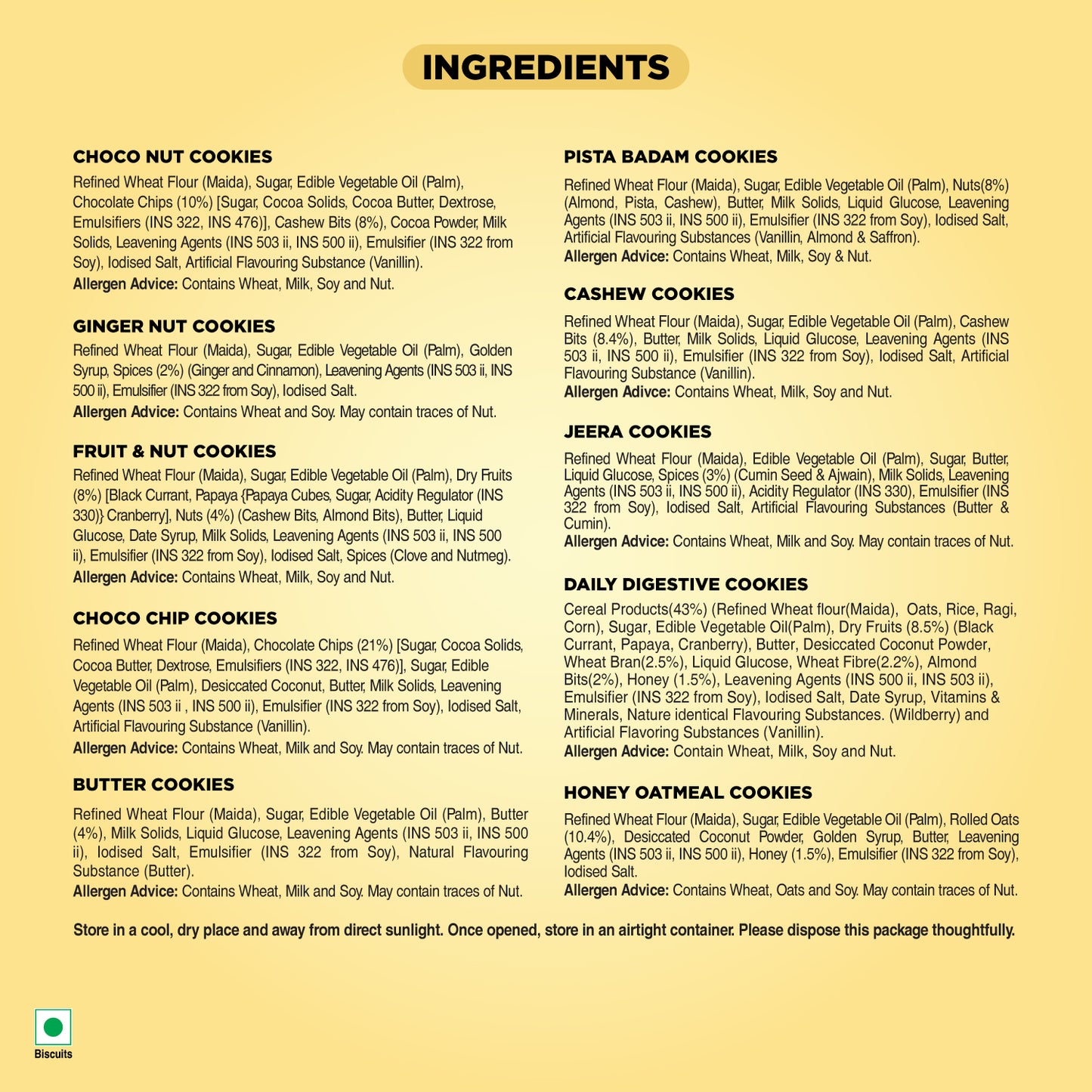 Assorted Cookies 675 g (Pack of 10)