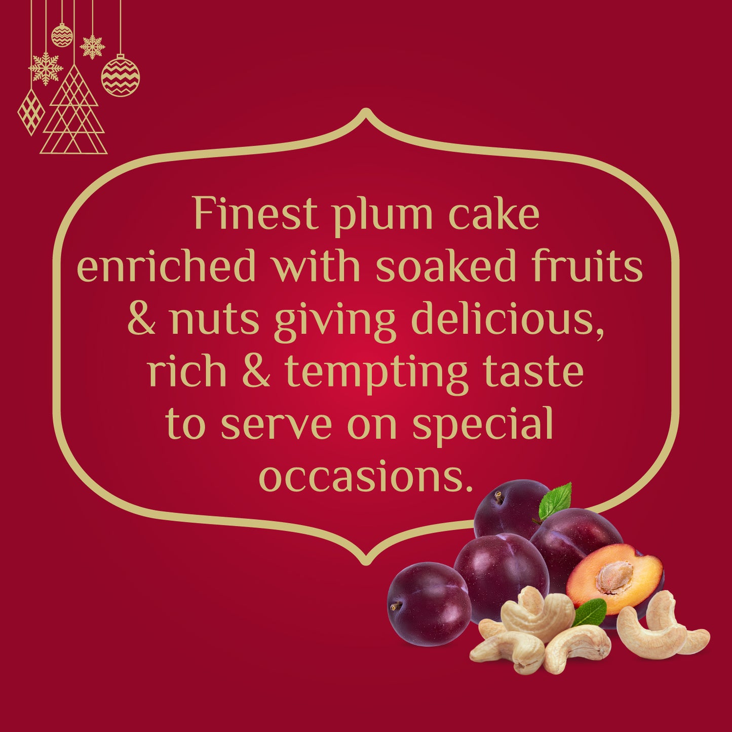 Premium Plum Cake 330g
