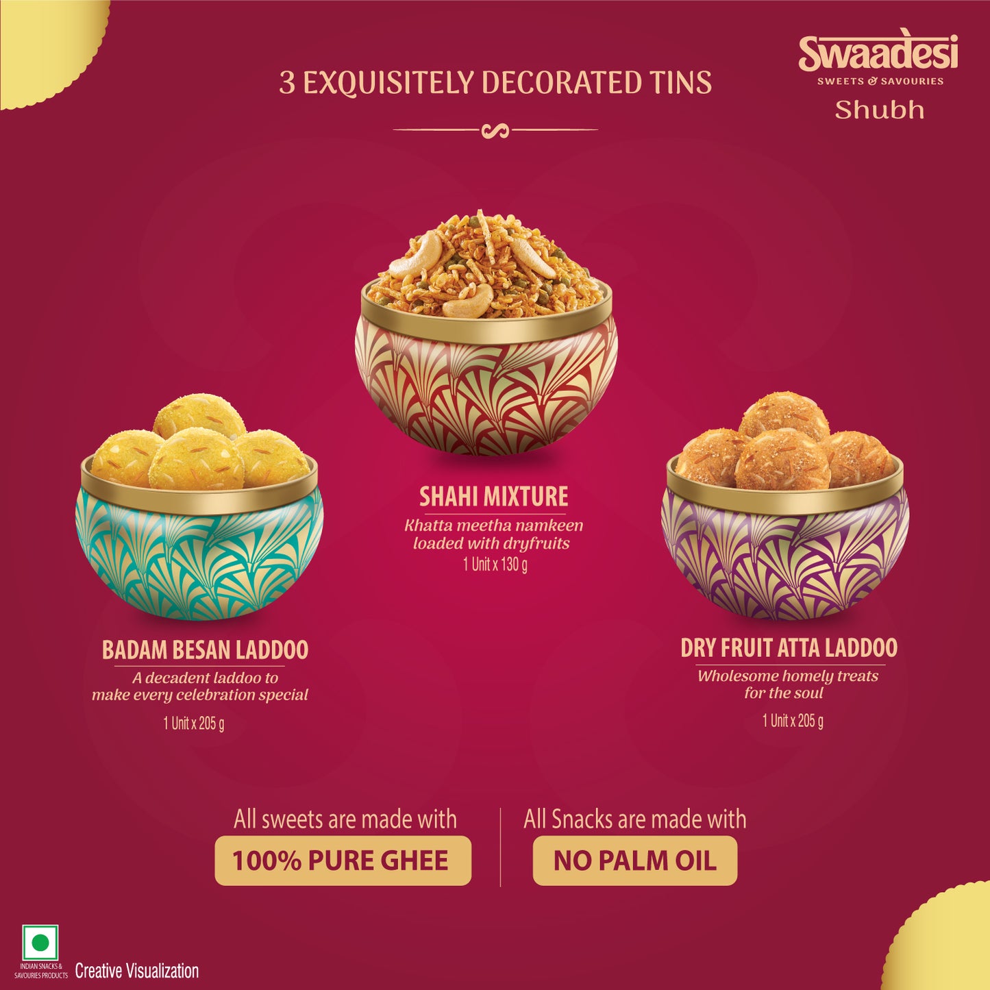 Shubh Gift Pack (3 product combo) Gift Pack - 540 grams