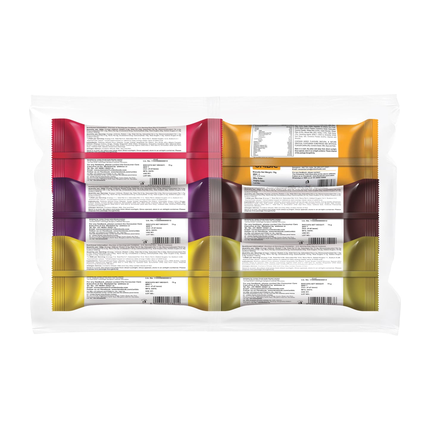 ASSORTED COOKIES 405 G ( PACK OF SIX )