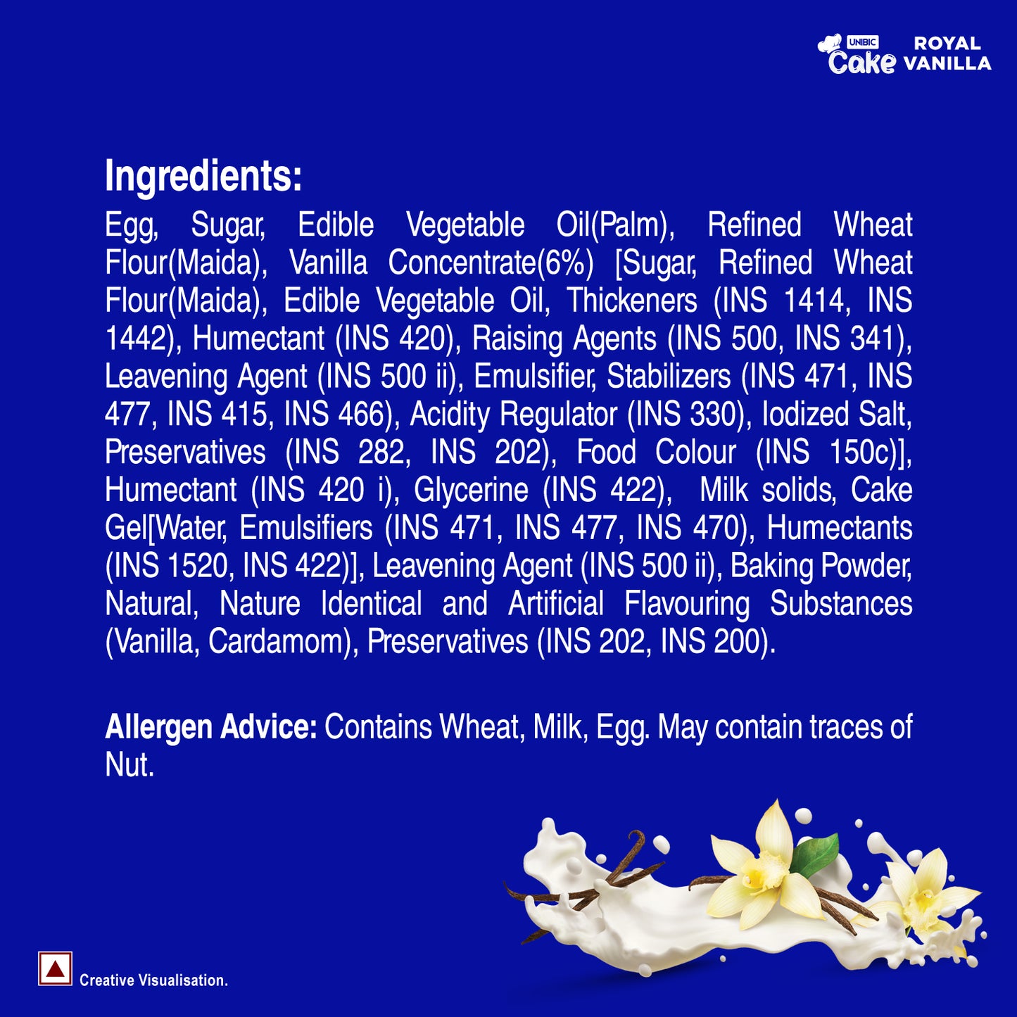 Unibic Cake - Royal Vanilla 140g