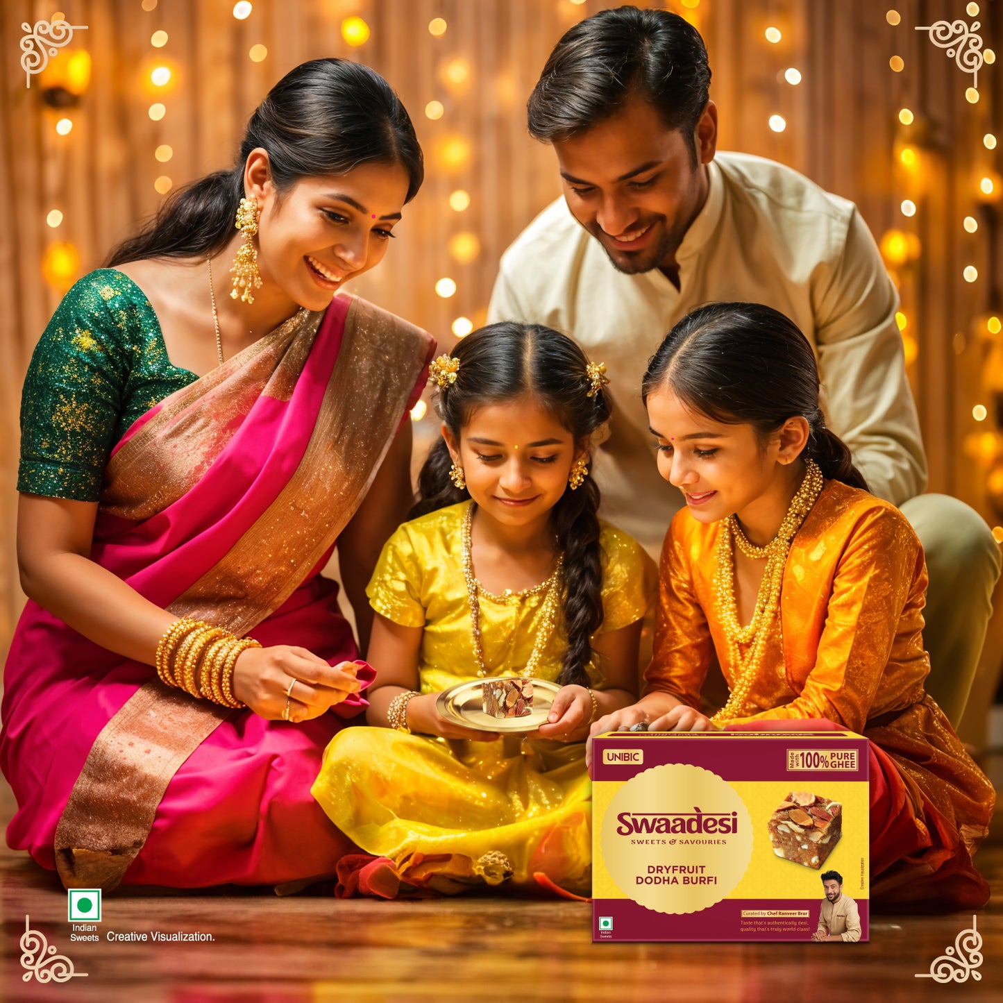 Swaadesi DryFruit Dodha Burfi 180gms