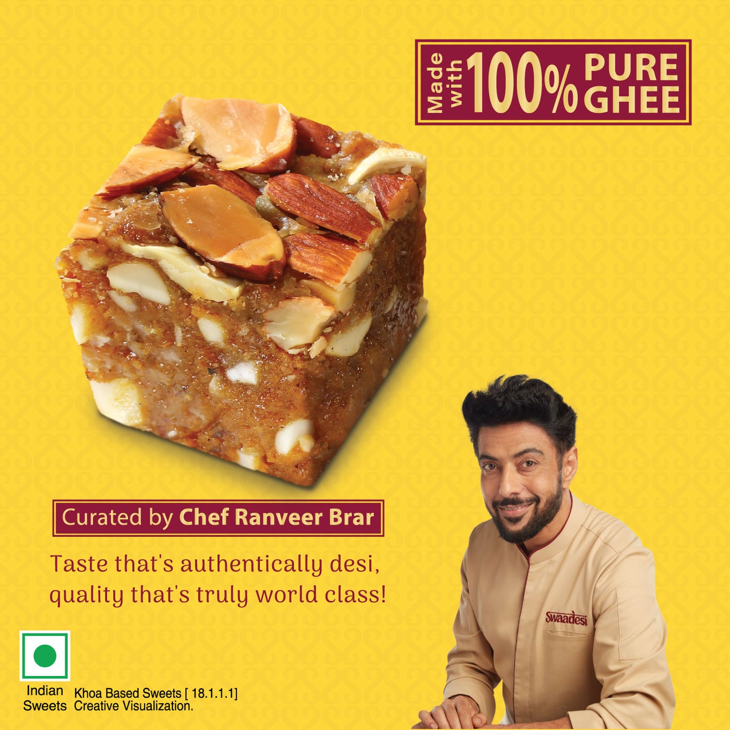 Swaadesi DryFruit Dodha Burfi 180gms