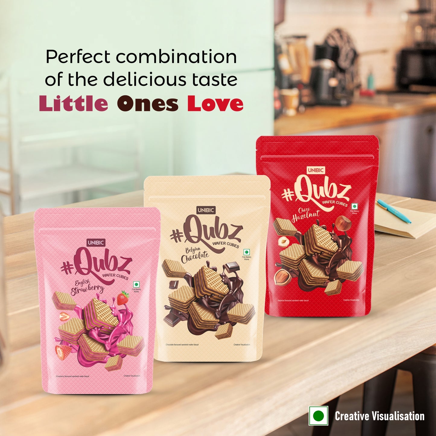 Qubz Assorted Packs (Pack of 3 ) 450g