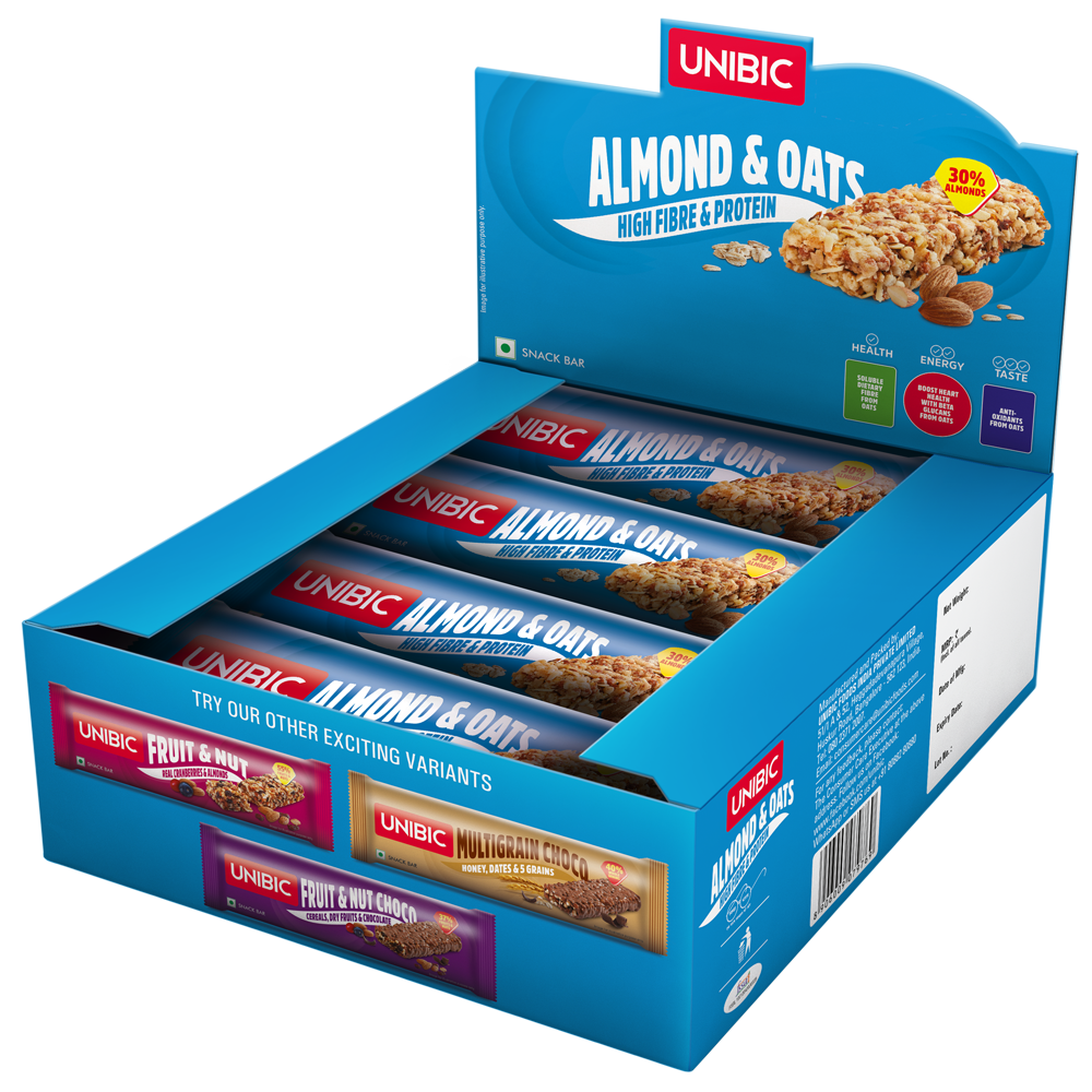 Snack Bar Almond & Oats 360g