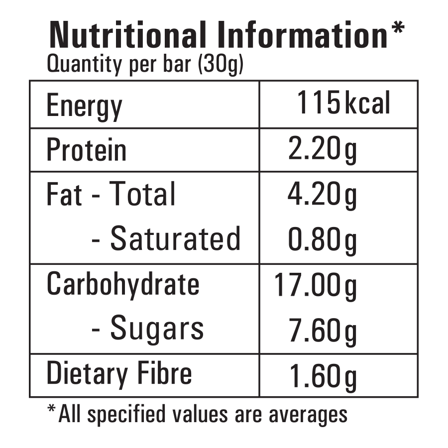 Snack Bar Fruit & Nut 360g