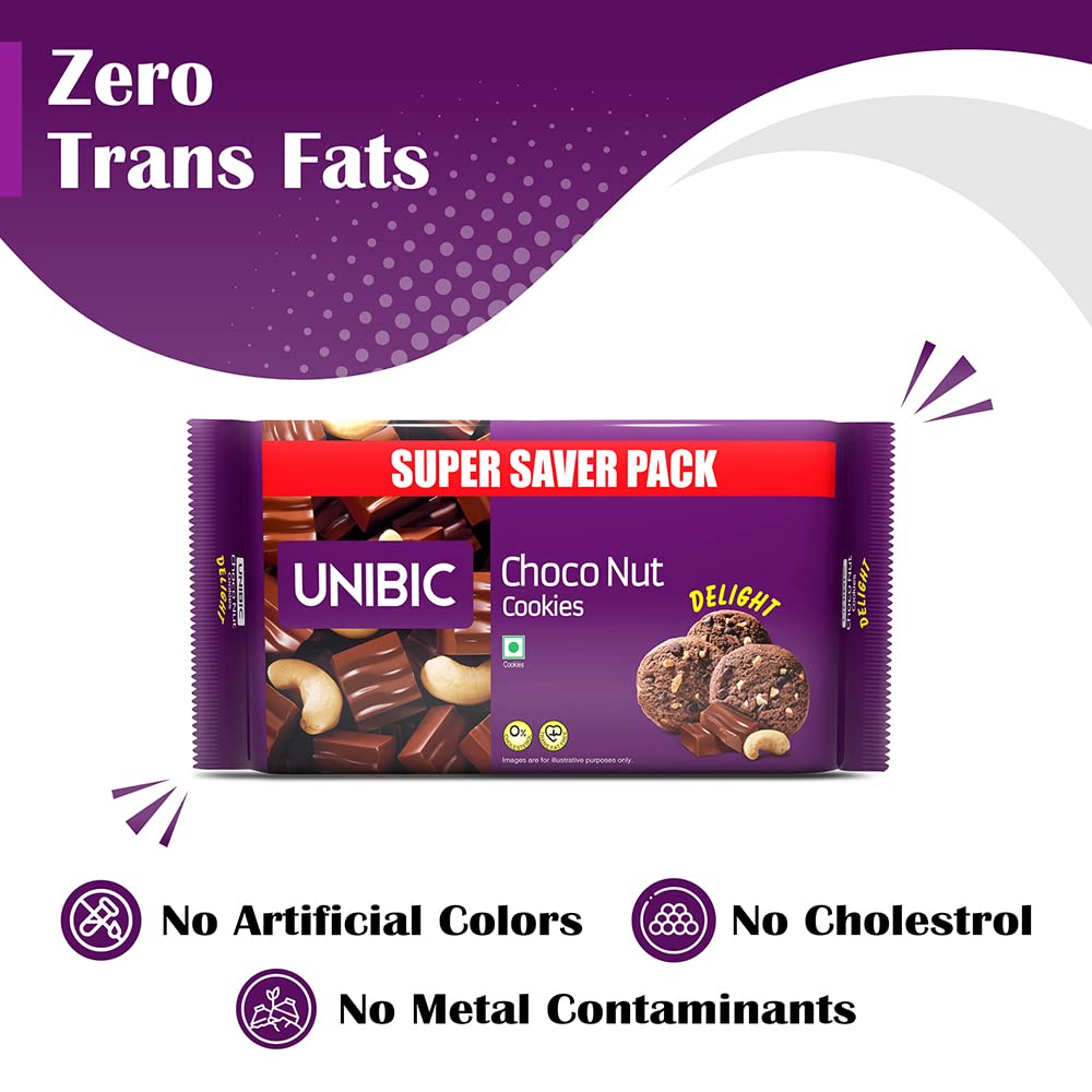 Unibic Choco Nut Cookies, 500 g
