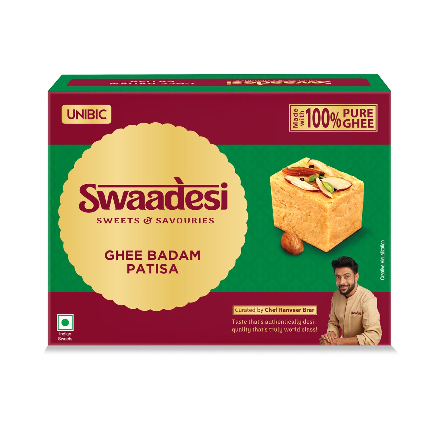 Swaadesi Ghee Badam Patisa 180gms