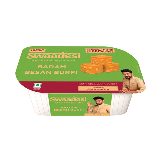 Swaadesi Badam Besan Burfi 70gms