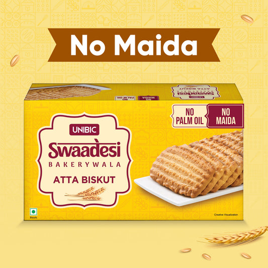 Unibic Swaadesi Bakerywala Atta Biskut 200 gm
