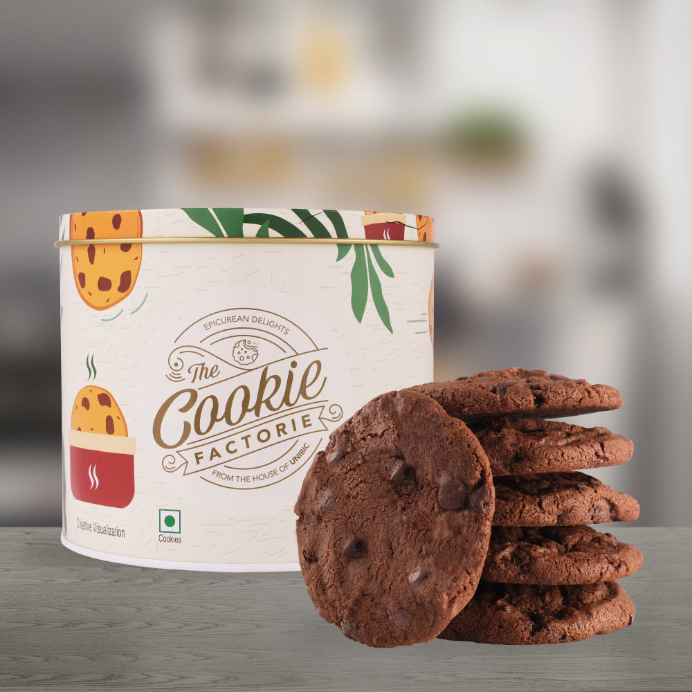 The Cookie Factorie - Choco Brownie Cookies 300 gm, Pk of 6