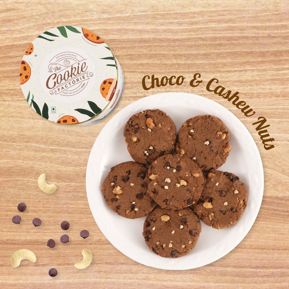 The Cookie Factorie - Choco Nut Cookies 300 gm (50gx6)