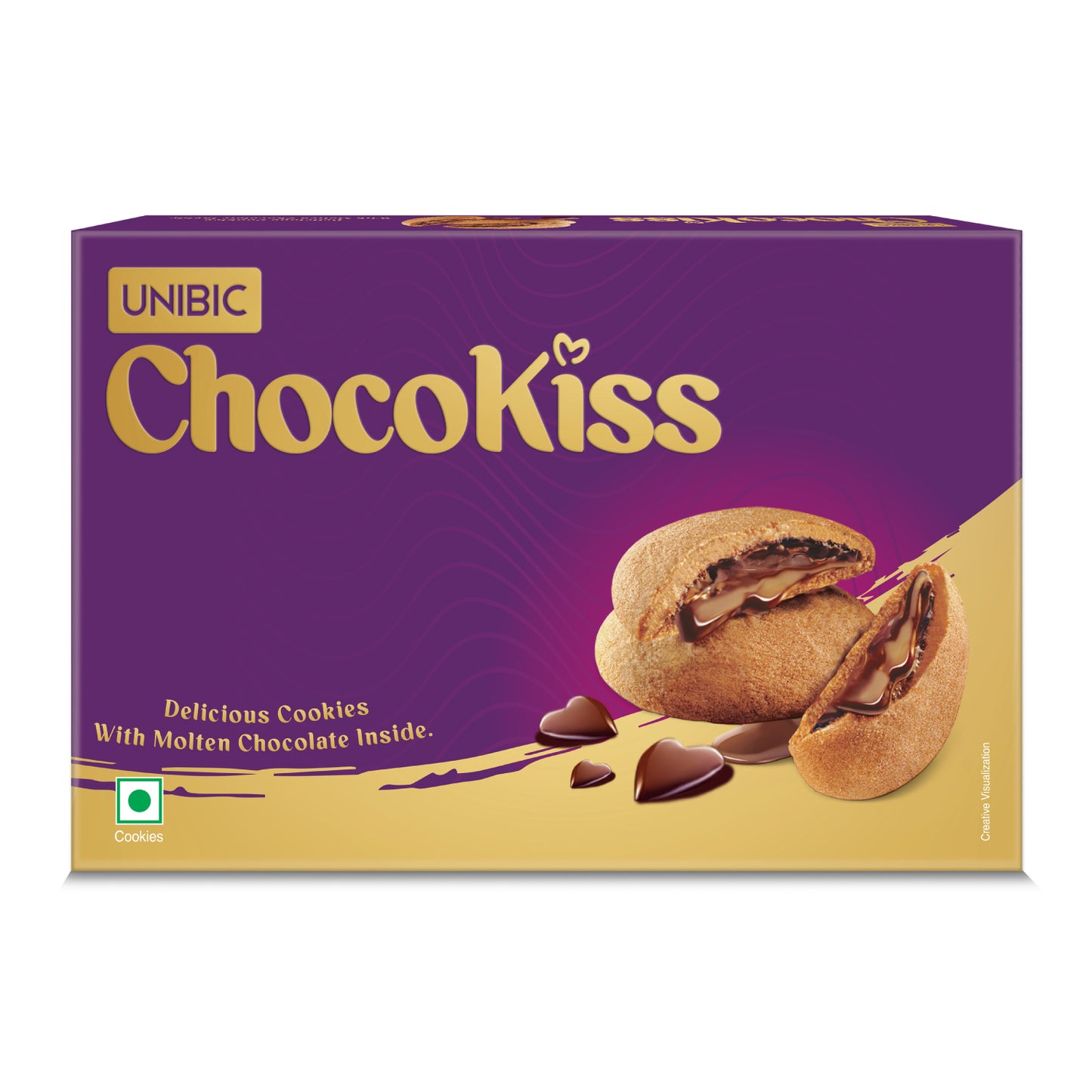 UNIBIC Choco Kiss - Centre Filled Cookies, 250 g