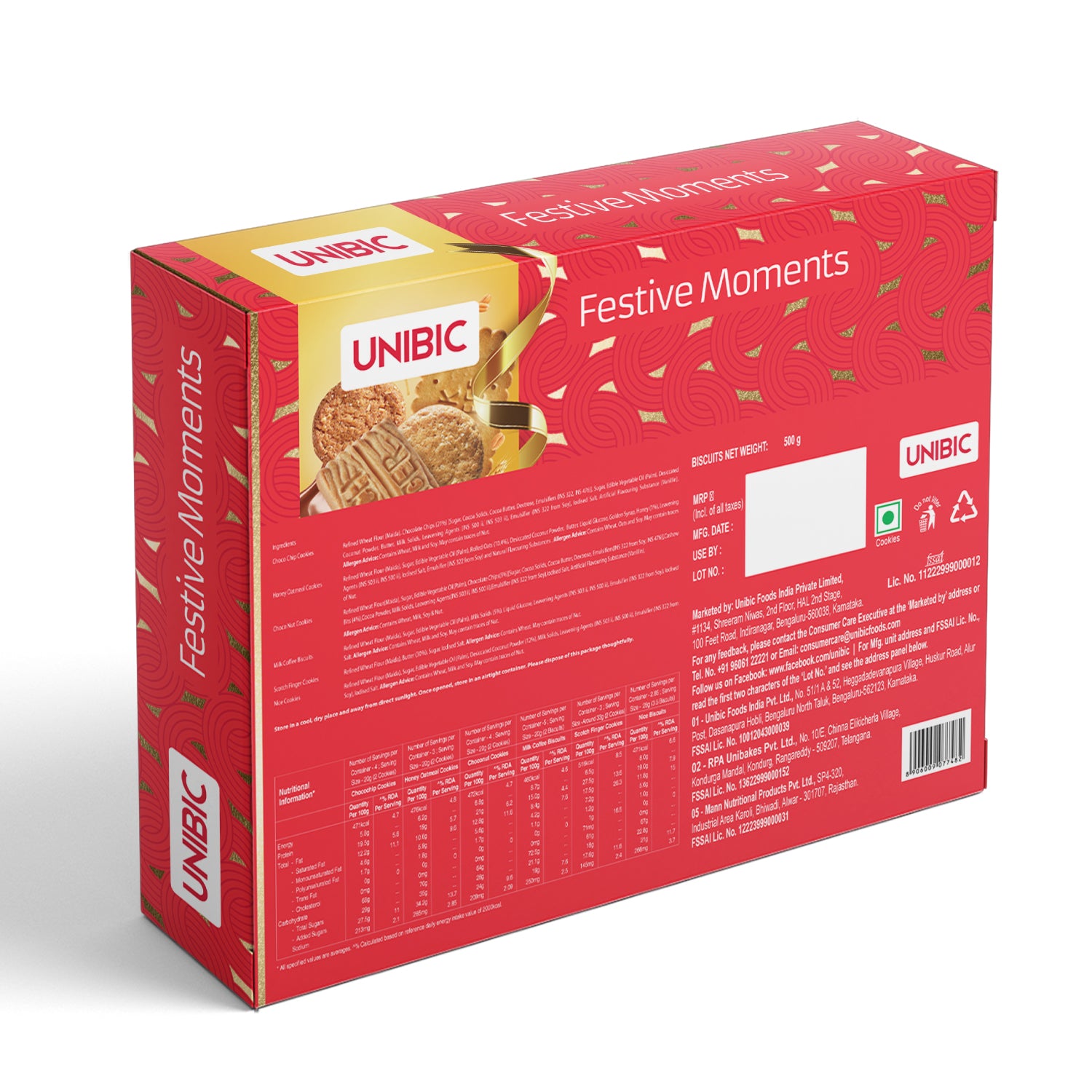 FESTIVE MOMENTS Gift Pack, 500 Gms – Unibicestore
