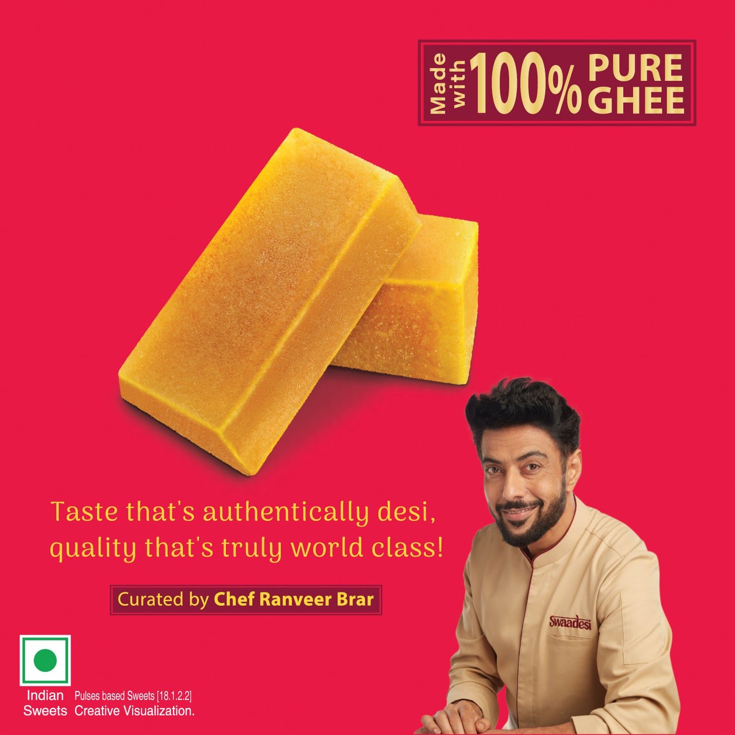 Swaadesi Premium Mysore Pak - 70 Gms