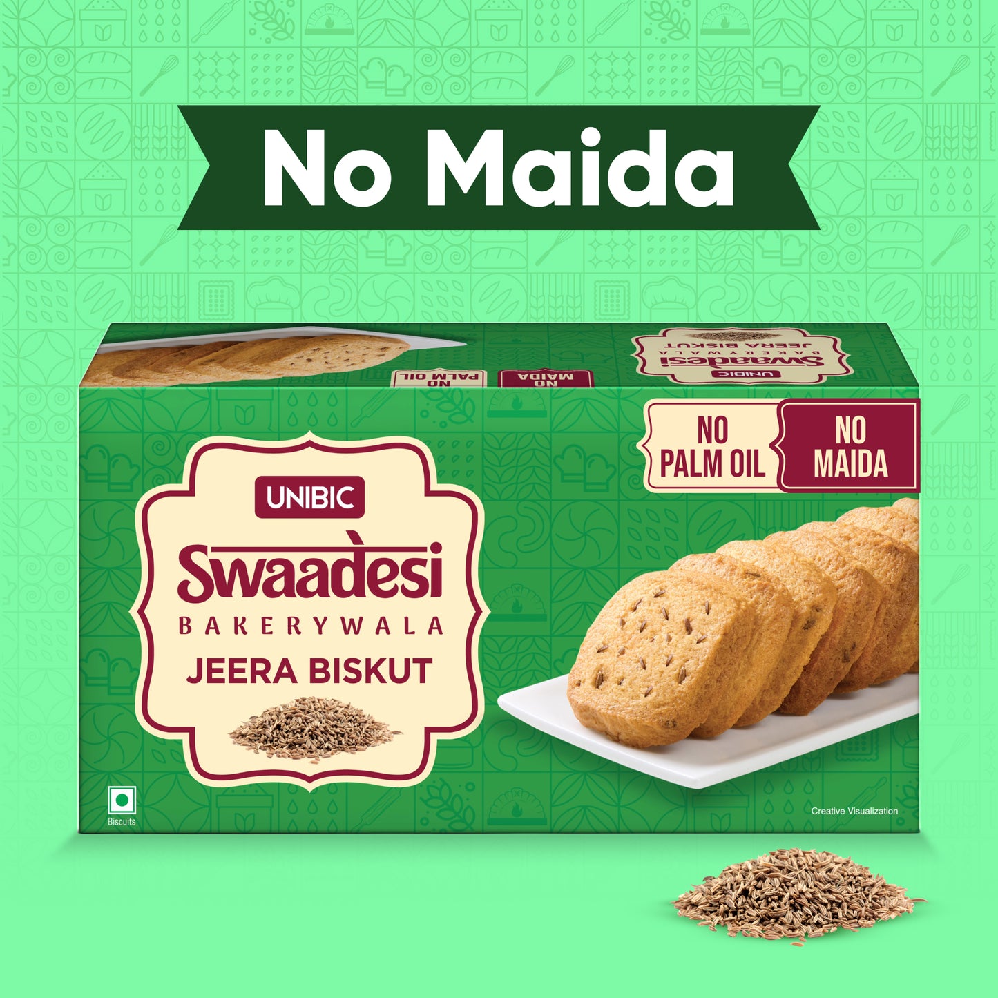 Unibic Swaadesi Bakerywala Jeera Biskut 225 gm