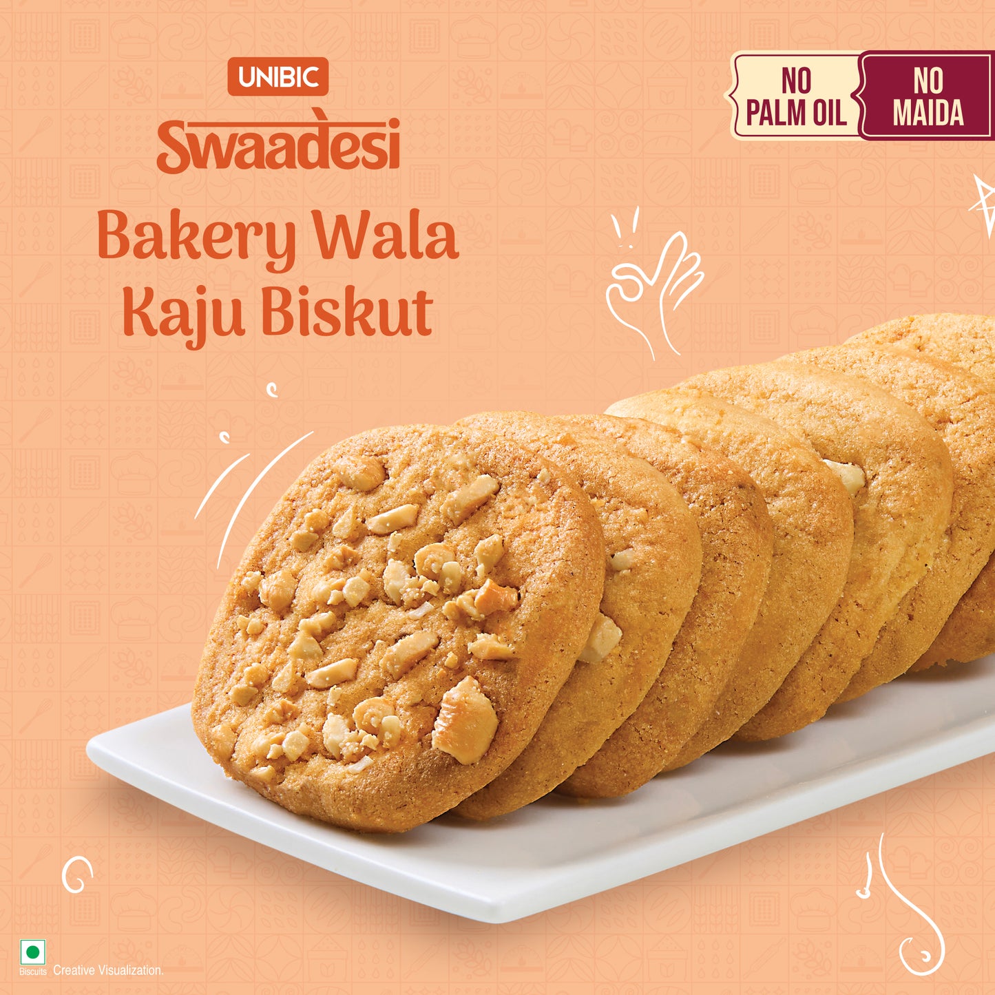 Unibic Swaadesi Bakerywala Kaju Biskut 225 gm