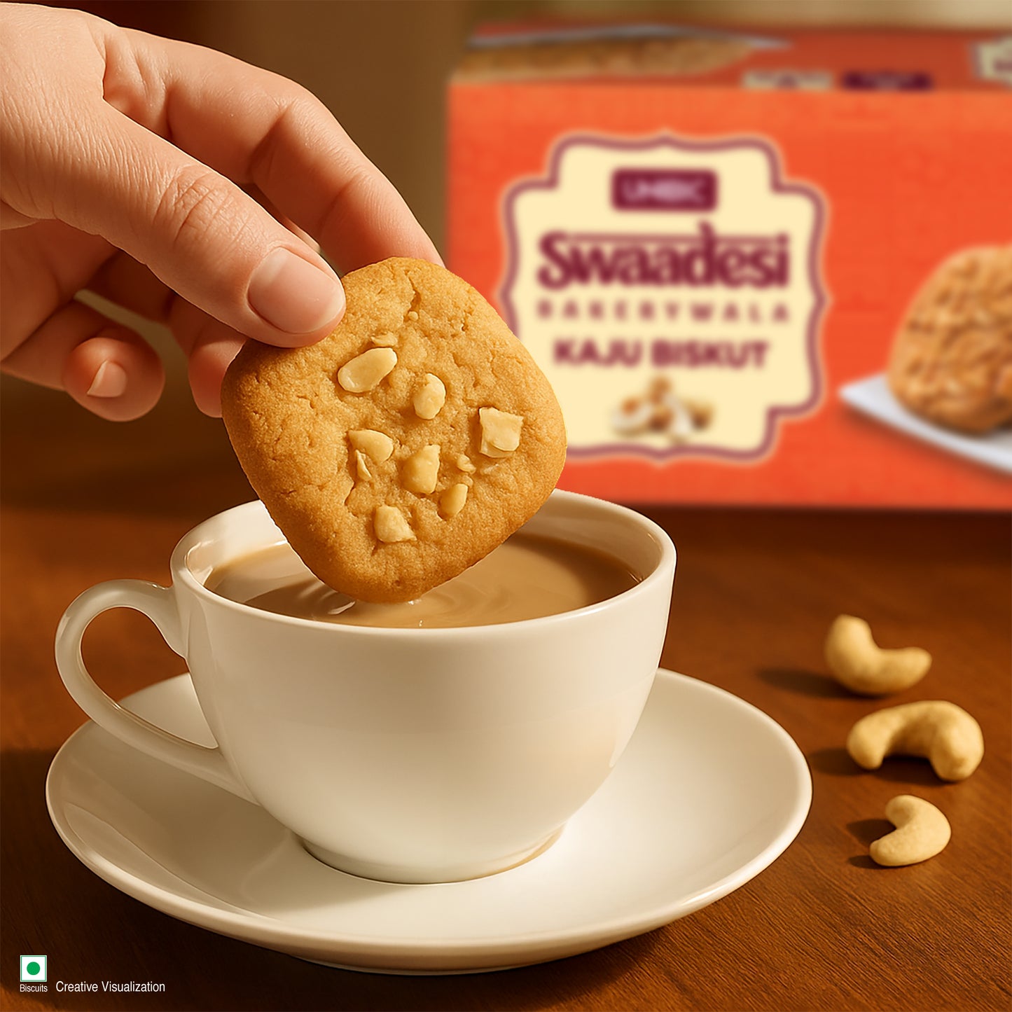Unibic Swaadesi Bakerywala Kaju Biskut 225 gm
