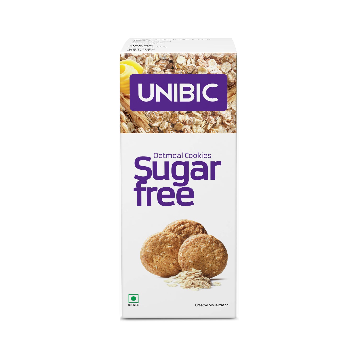 UNIBIC Sugar Free Oatmeal Cookies, 75g Unibicestore