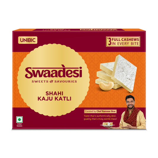 Swaadesi Shahi Kaju Katli - 180 grams