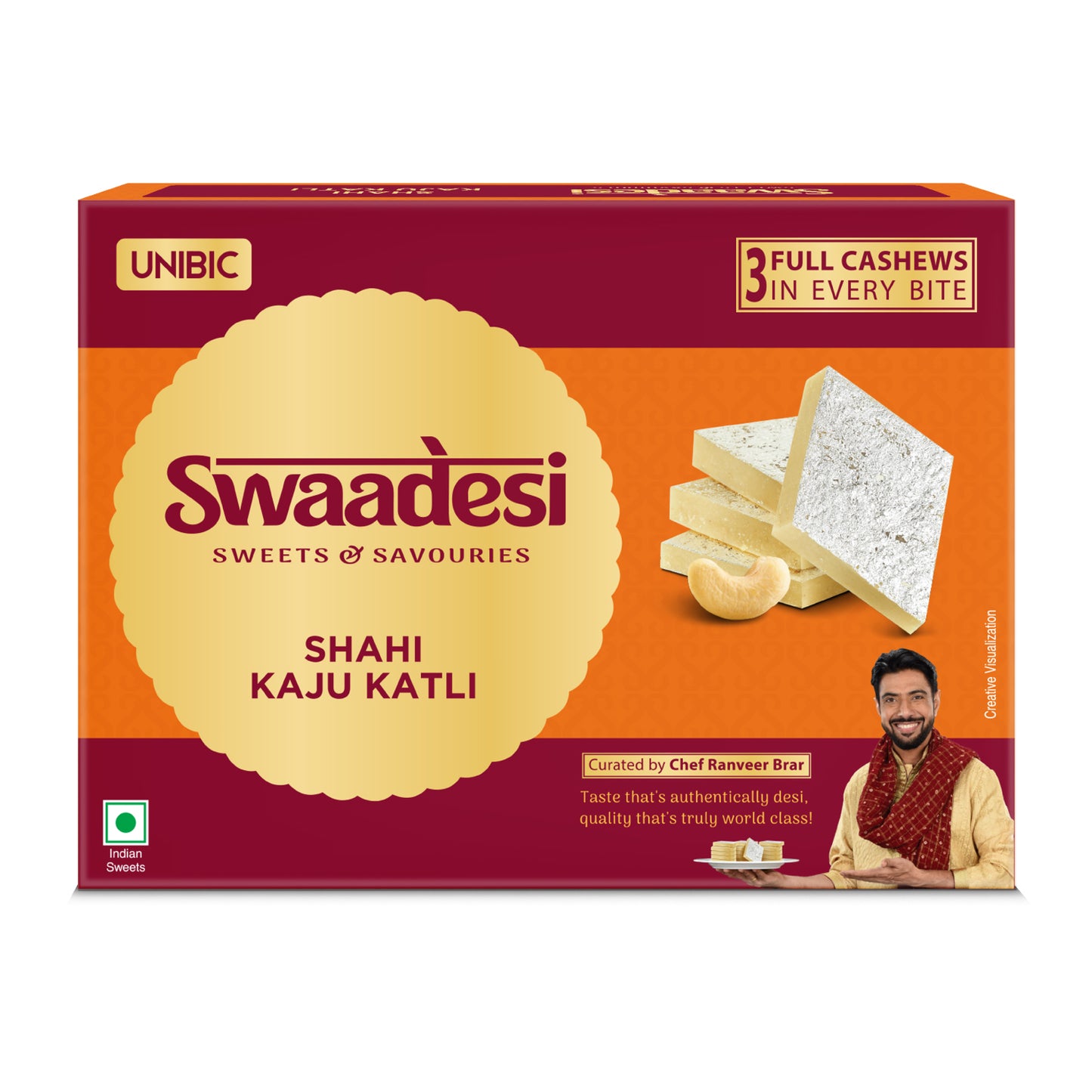 Swaadesi Shahi Kaju Katli - 240 grams