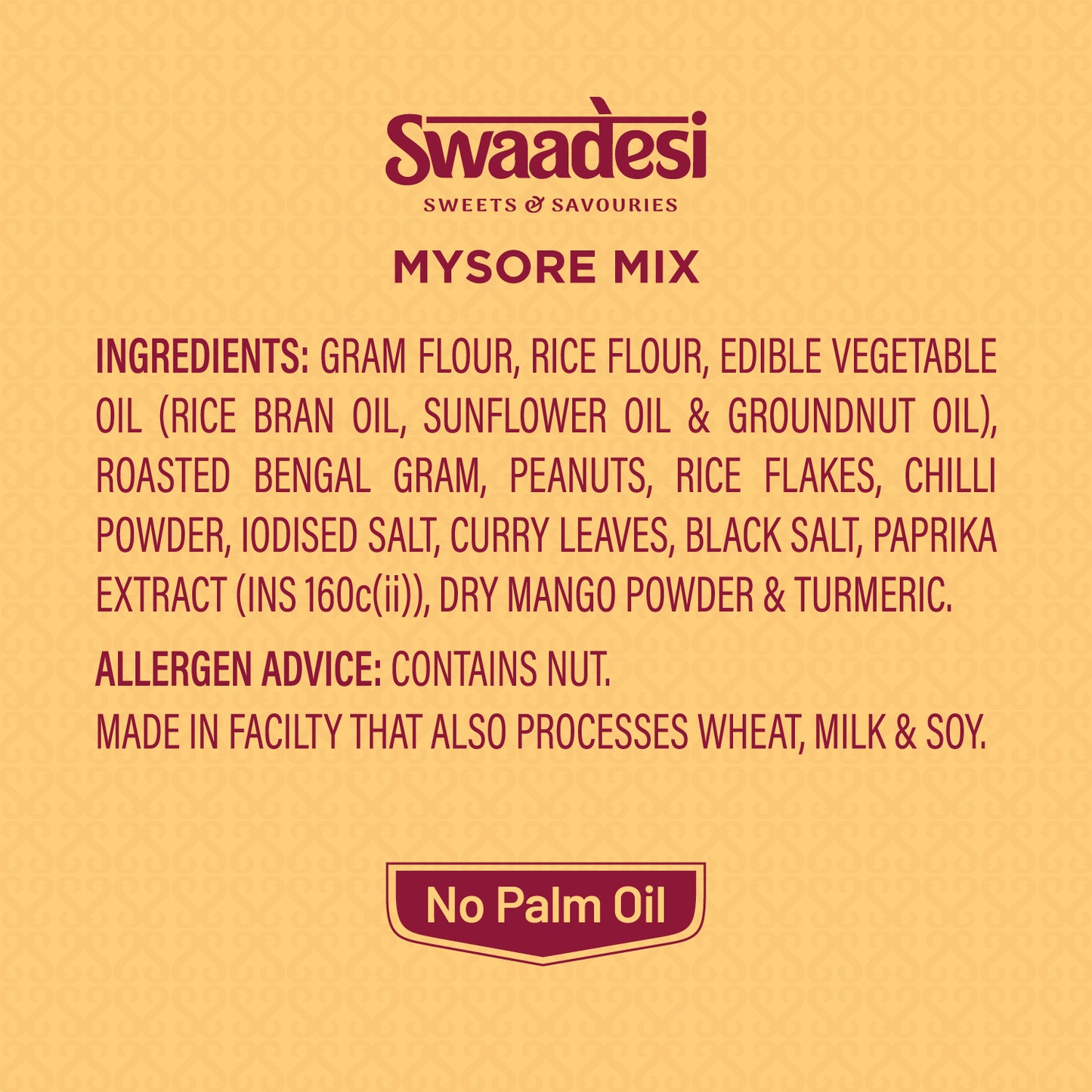 Mysore Garlic Mix with No Palm Oil 200 grams