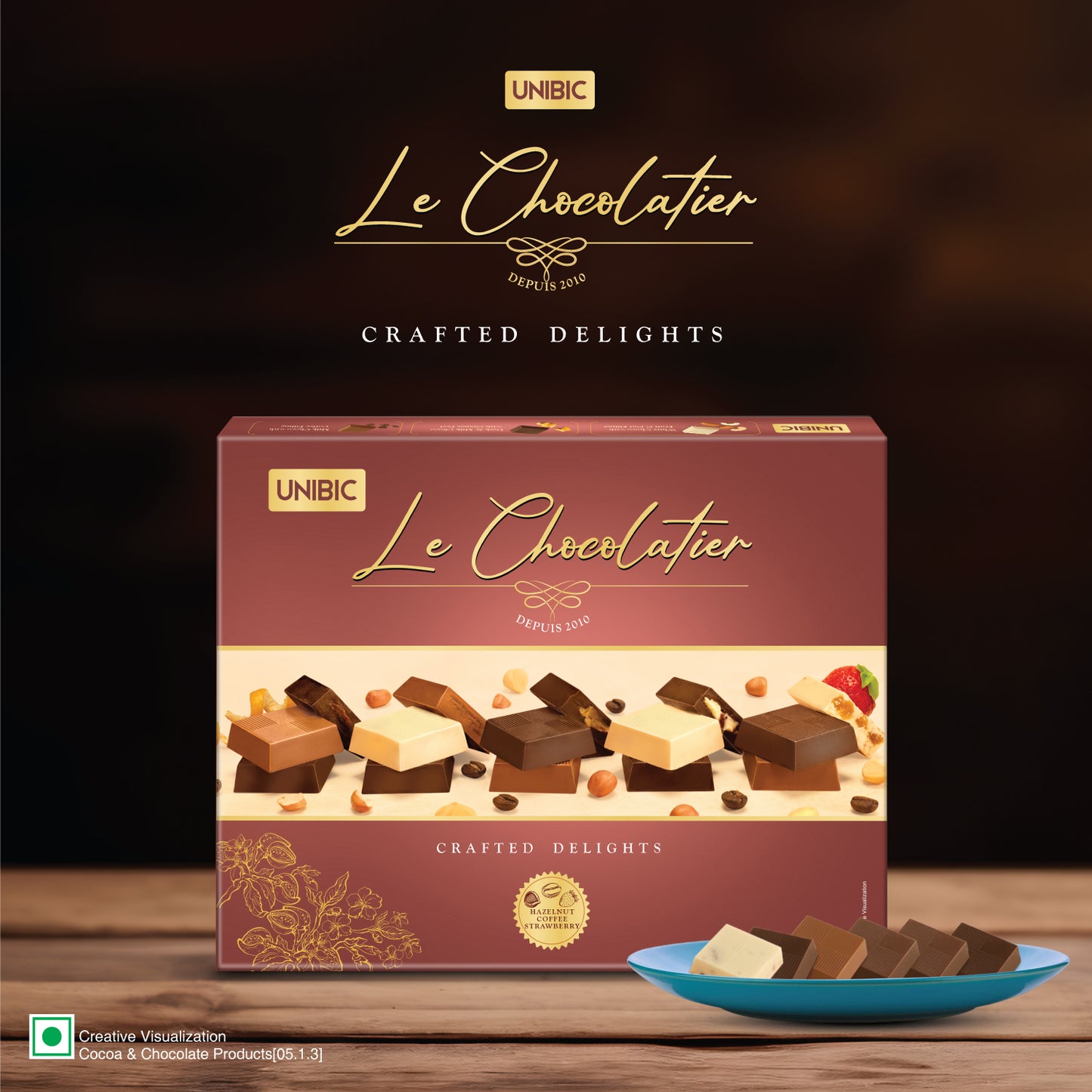 Unibic Le Chocolatier Crafted Delight 168g