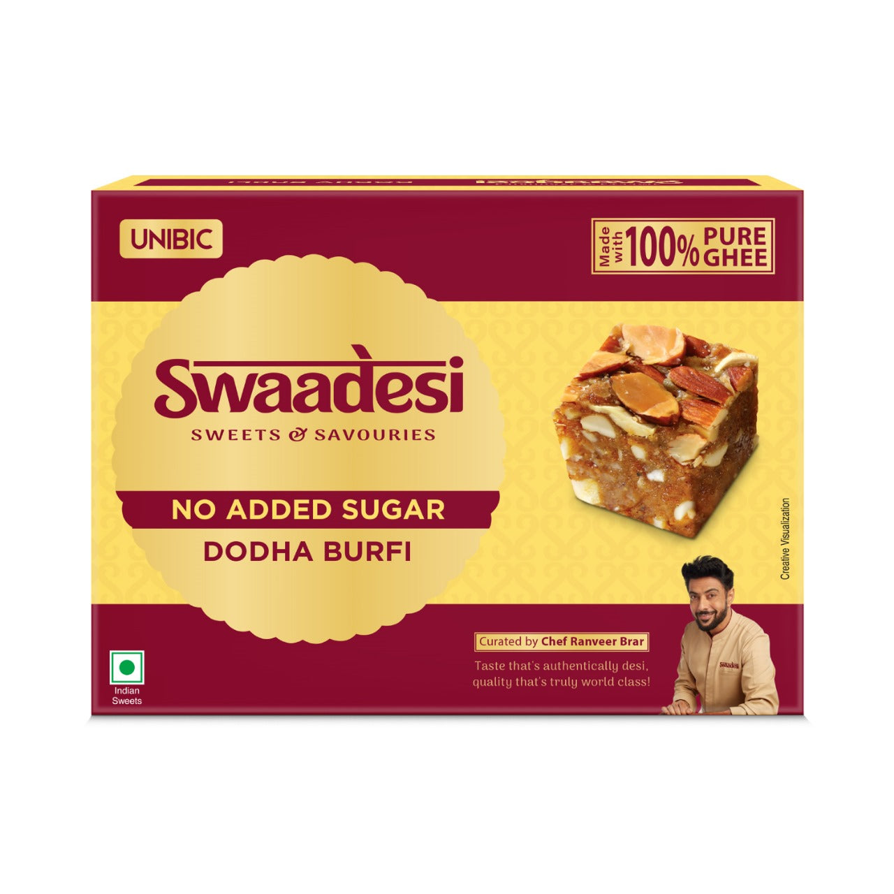 Swaadesi No Added Sugar Dodha Burfi  200grams