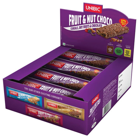 Snack Bar Fruit & Nut Choco 360g