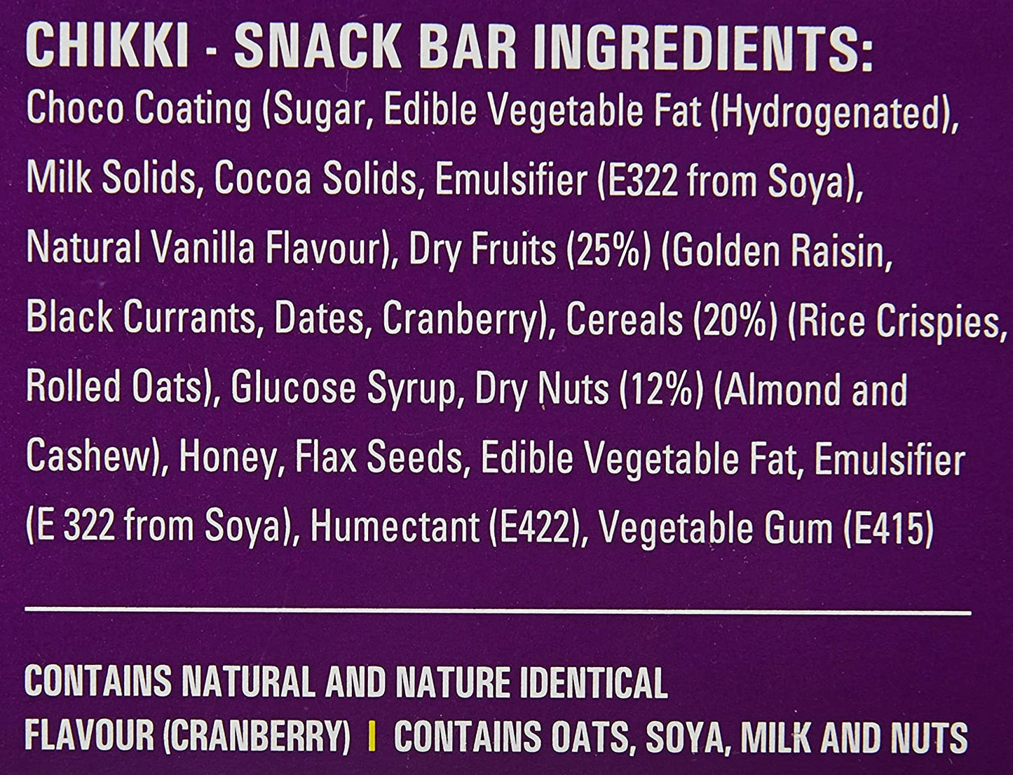 Snack Bar Fruit & Nut Choco 360g
